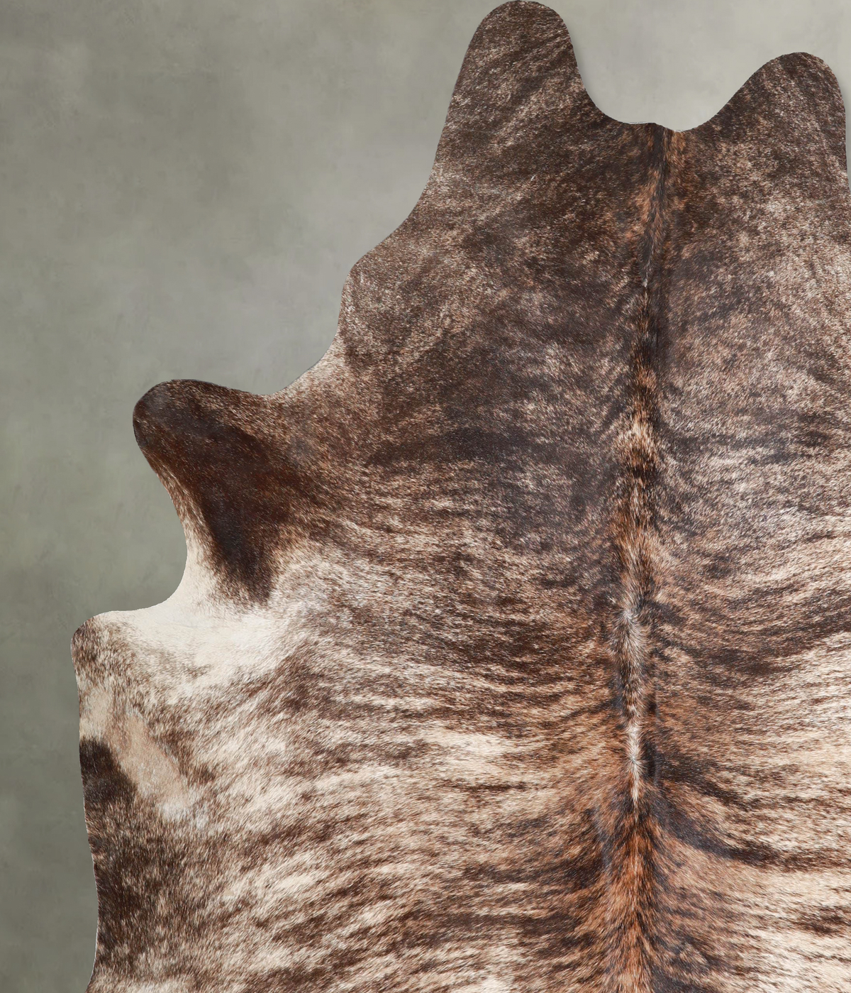 Light Brindle XX-Large Brazilian Cowhide Rug 8'0"H x 6'9"W #A54482 by Hudson Hides