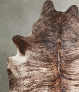 Light Brindle XX-Large Brazilian Cowhide Rug 8'0"H x 6'9"W #A54482 by Hudson Hides