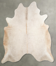 Champagne X-Large Brazilian Cowhide Rug 6'10"H x 6'8"W #A54486 by Hudson Hides