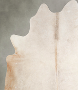 Champagne X-Large Brazilian Cowhide Rug 6'10"H x 6'8"W #A54486 by Hudson Hides