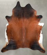 Warm Caramel XX-Large Brazilian Cowhide Rug 8'0"H x 7'2"W #A54487 by Hudson Hides