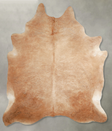 Solid Brown XX-Large Brazilian Cowhide Rug 8'6"H x 6'10"W #A54488 by Hudson Hides