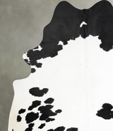 Black and White X-Large Brazilian Cowhide Rug 7'7"H x 6'1"W #A54490 by Hudson Hides