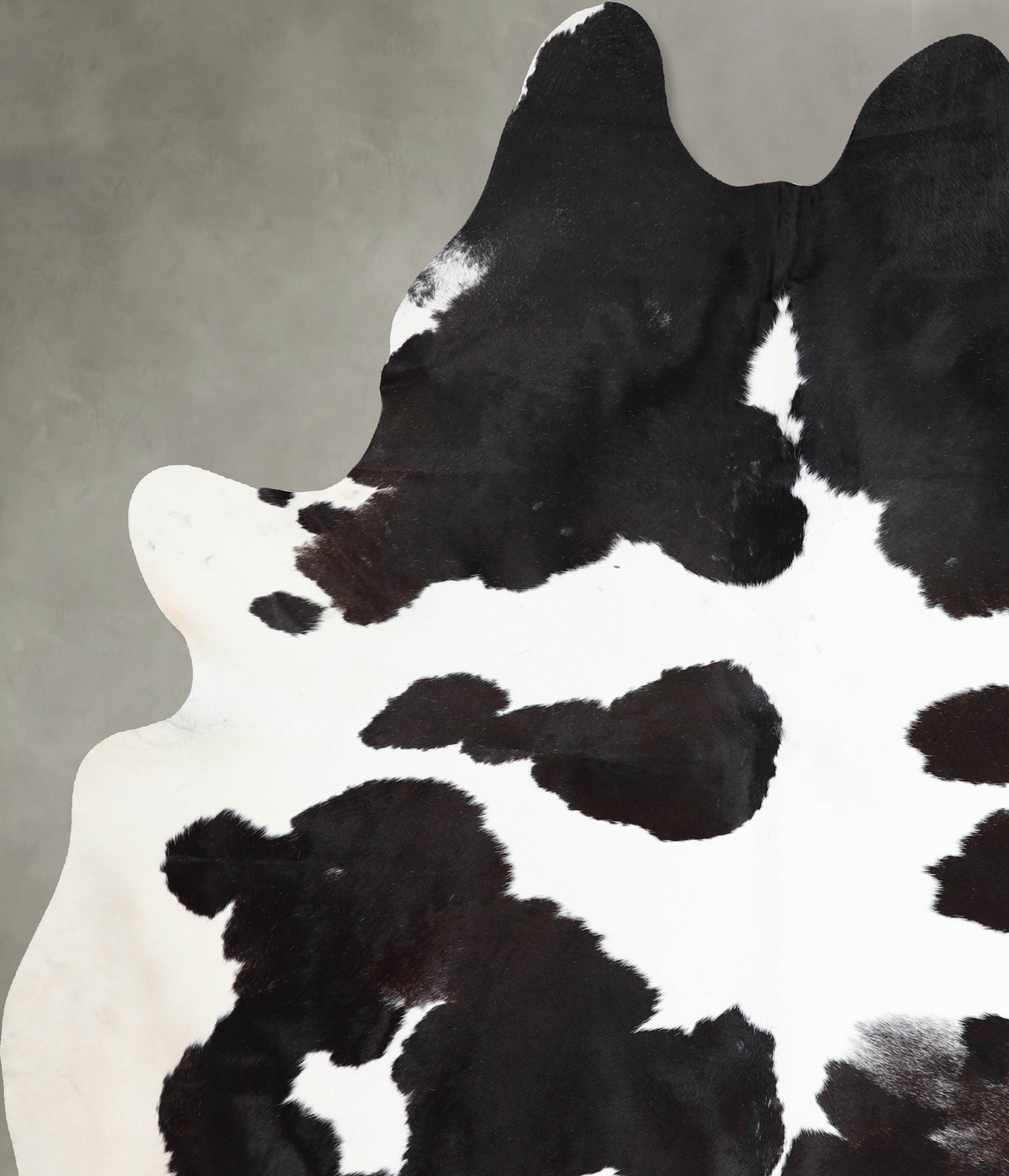 Black and White XX-Large Brazilian Cowhide Rug 8'6"H x 6'7"W #A54491 by Hudson Hides