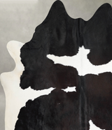 Black and White XX-Large Brazilian Cowhide Rug 7'11"H x 6'8"W #A54493 by Hudson Hides