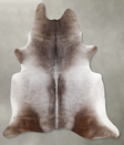 Medium Grey XX-Large Brazilian Cowhide Rug 7'11"H x 6'7"W #A54496 by Hudson Hides