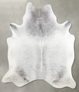 Medium Grey X-Large Brazilian Cowhide Rug 7'3"H x 6'3"W #A54497 by Hudson Hides