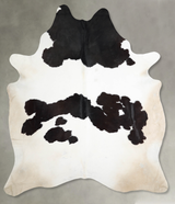 Black and White XX-Large Brazilian Cowhide Rug 8'9"H x 6'10"W #A54499 by Hudson Hides