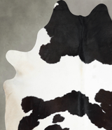 Black and White XX-Large Brazilian Cowhide Rug 8'9"H x 6'10"W #A54499 by Hudson Hides