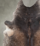 Grey with Beige XX-Large Brazilian Cowhide Rug 7'9"H x 6'10"W #A54501 by Hudson Hides
