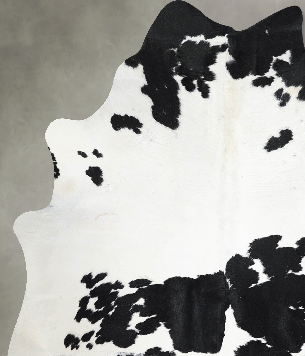 Black and White X-Large Brazilian Cowhide Rug 6'11"H x 5'10"W #A54504 by Hudson Hides