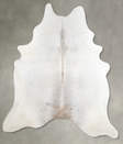 Grey with Beige XX-Large Brazilian Cowhide Rug 8'7"H x 7'2"W #A54513 by Hudson Hides