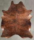 Medium Brindle XX-Large Brazilian Cowhide Rug 8'3"H x 6'2"W #A54515 by Hudson Hides