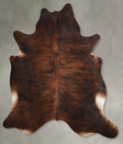 Dark Brindle XX-Large Brazilian Cowhide Rug 7'4"H x 7'2"W #A54516 by Hudson Hides