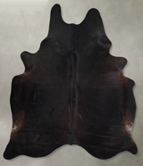 Chocolate XX-Large Brazilian Cowhide Rug 8'1"H x 6'11"W #A54520 by Hudson Hides