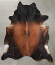 Warm Caramel XX-Large Brazilian Cowhide Rug 8'2"H x 7'4"W #A54523 by Hudson Hides