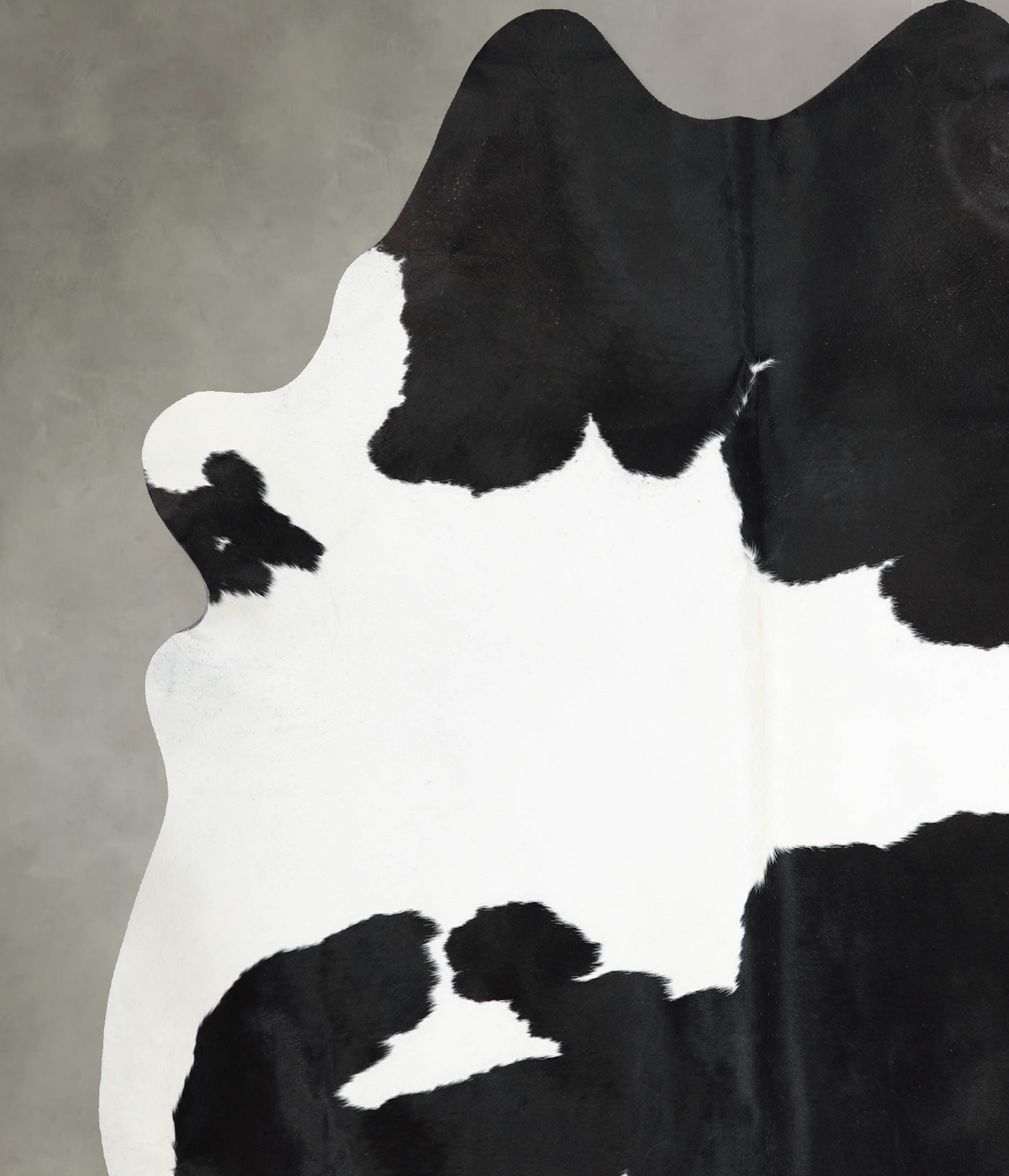 Black and White XX-Large Brazilian Cowhide Rug 7'6"H x 6'9"W #A54527 by Hudson Hides