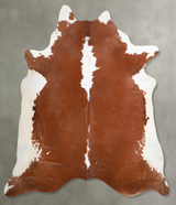 Hereford XX-Large Brazilian Cowhide Rug 7'7"H x 7'2"W #A54528 by Hudson Hides