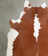 Hereford XX-Large Brazilian Cowhide Rug 7'7"H x 7'2"W #A54528 by Hudson Hides