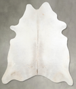 Light Grey XX-Large Brazilian Cowhide Rug 8'1"H x 6'7"W #A54532 by Hudson Hides