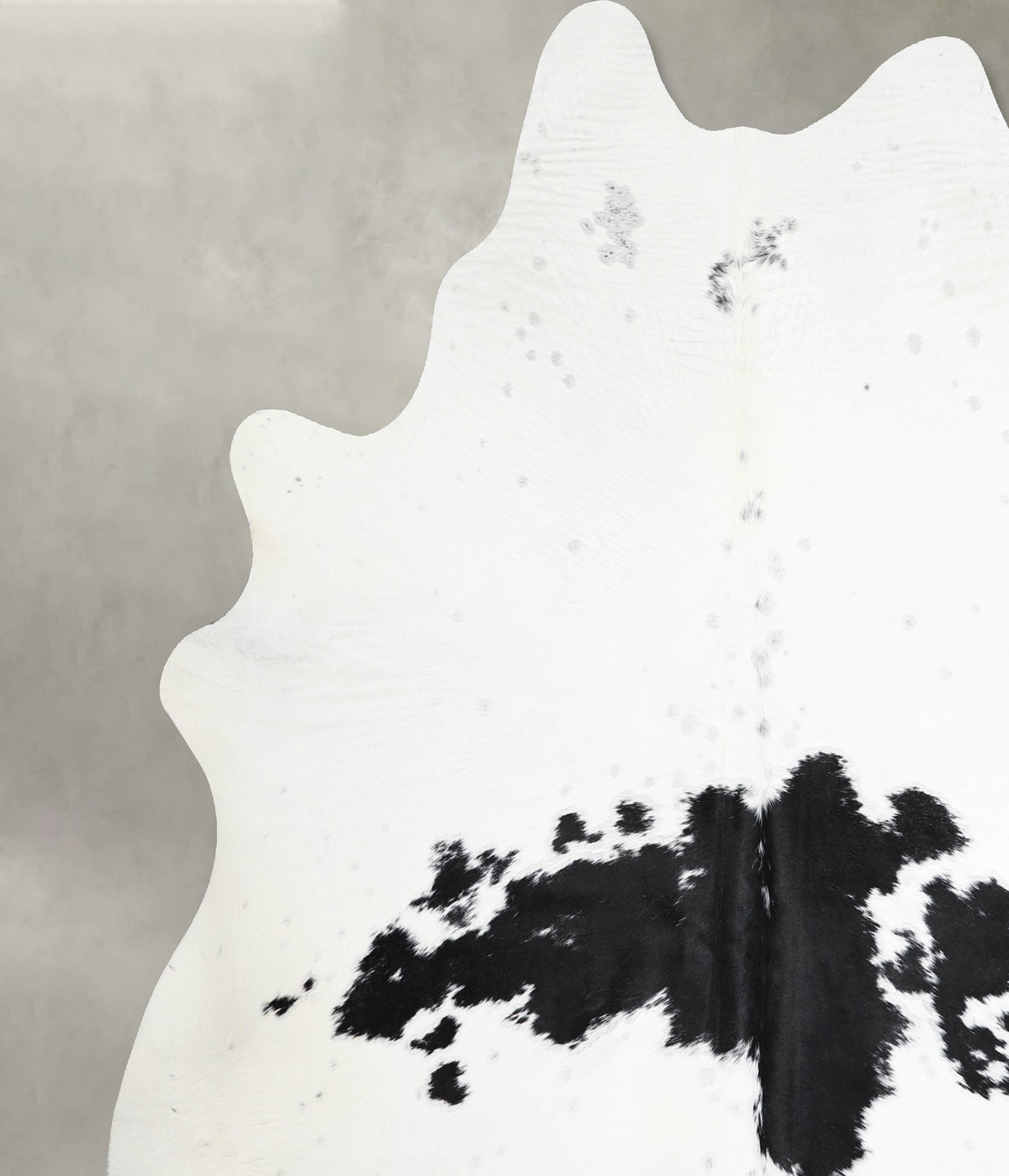 Black and White XX-Large Brazilian Cowhide Rug 8'3"H x 7'8"W #A54535 by Hudson Hides