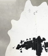 Black and White XX-Large Brazilian Cowhide Rug 8'3"H x 7'8"W #A54535 by Hudson Hides