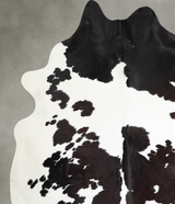 Chocolate and White XX-Large Brazilian Cowhide Rug 7'8"H x 6'11"W #A54543 by Hudson Hides