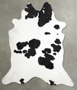 Black and White XX-Large Brazilian Cowhide Rug 8'2"H x 7'9"W #A54546 by Hudson Hides
