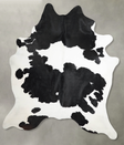 Black and White XX-Large Brazilian Cowhide Rug 8'4"H x 6'11"W #A54547 by Hudson Hides