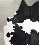 Black and White XX-Large Brazilian Cowhide Rug 8'4"H x 6'11"W #A54547 by Hudson Hides
