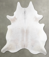 Grey with Beige XX-Large Brazilian Cowhide Rug 8'2"H x 7'0"W #A54548 by Hudson Hides
