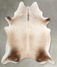 Light Caramel X-Large Brazilian Cowhide Rug 7'2"H x 6'4"W #A54550 by Hudson Hides
