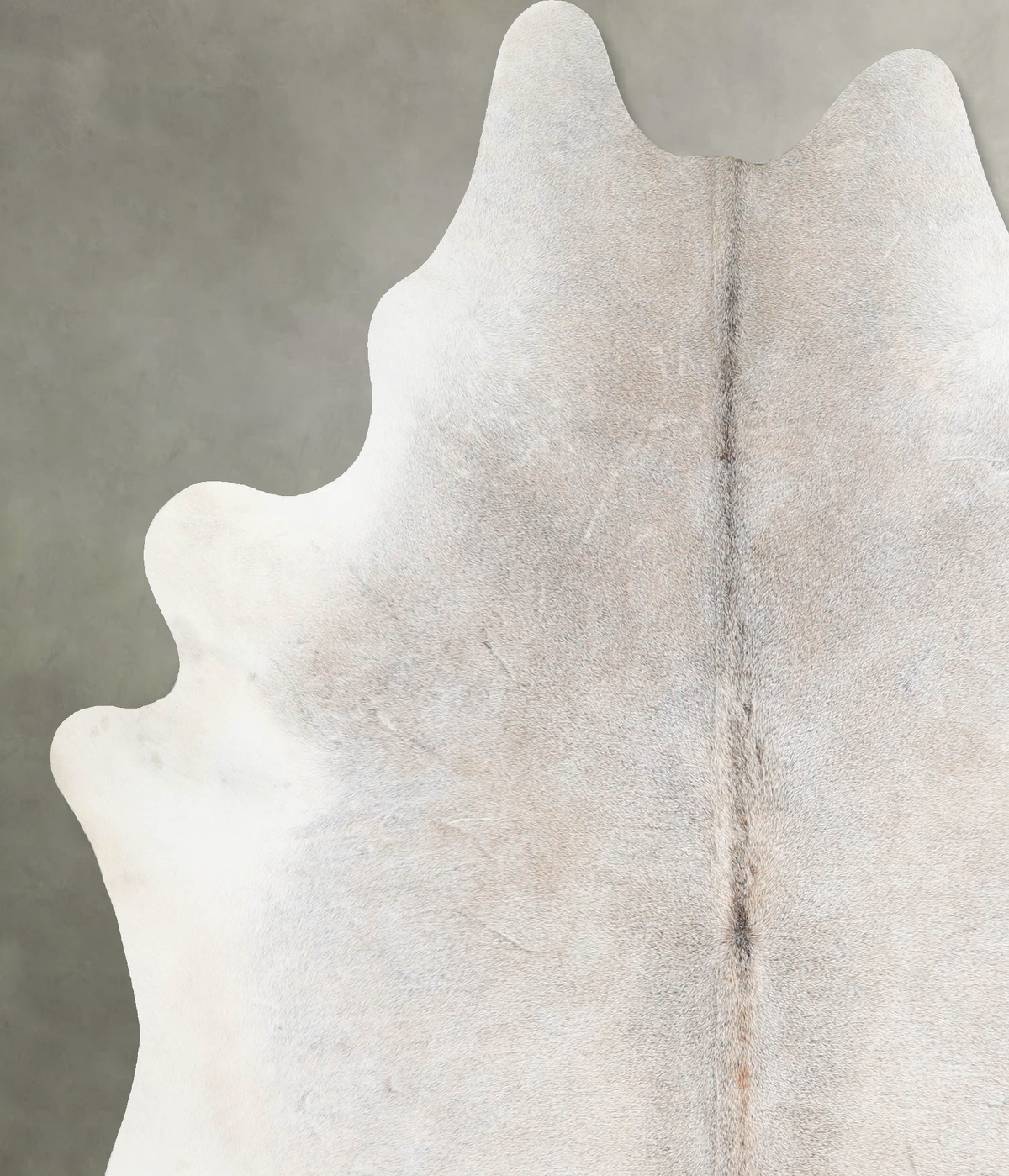 Grey with Beige X-Large Brazilian Cowhide Rug 7'7"H x 6'7"W #A54551 by Hudson Hides