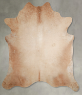 Beige XX-Large Brazilian Cowhide Rug 8'2"H x 7'2"W #A54560 by Hudson Hides