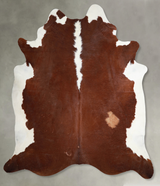 Hereford XX-Large Brazilian Cowhide Rug 8'5"H x 7'6"W #A54562 by Hudson Hides