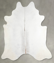 Light Grey XX-Large Brazilian Cowhide Rug 7'6"H x 7'0"W #A54566 by Hudson Hides