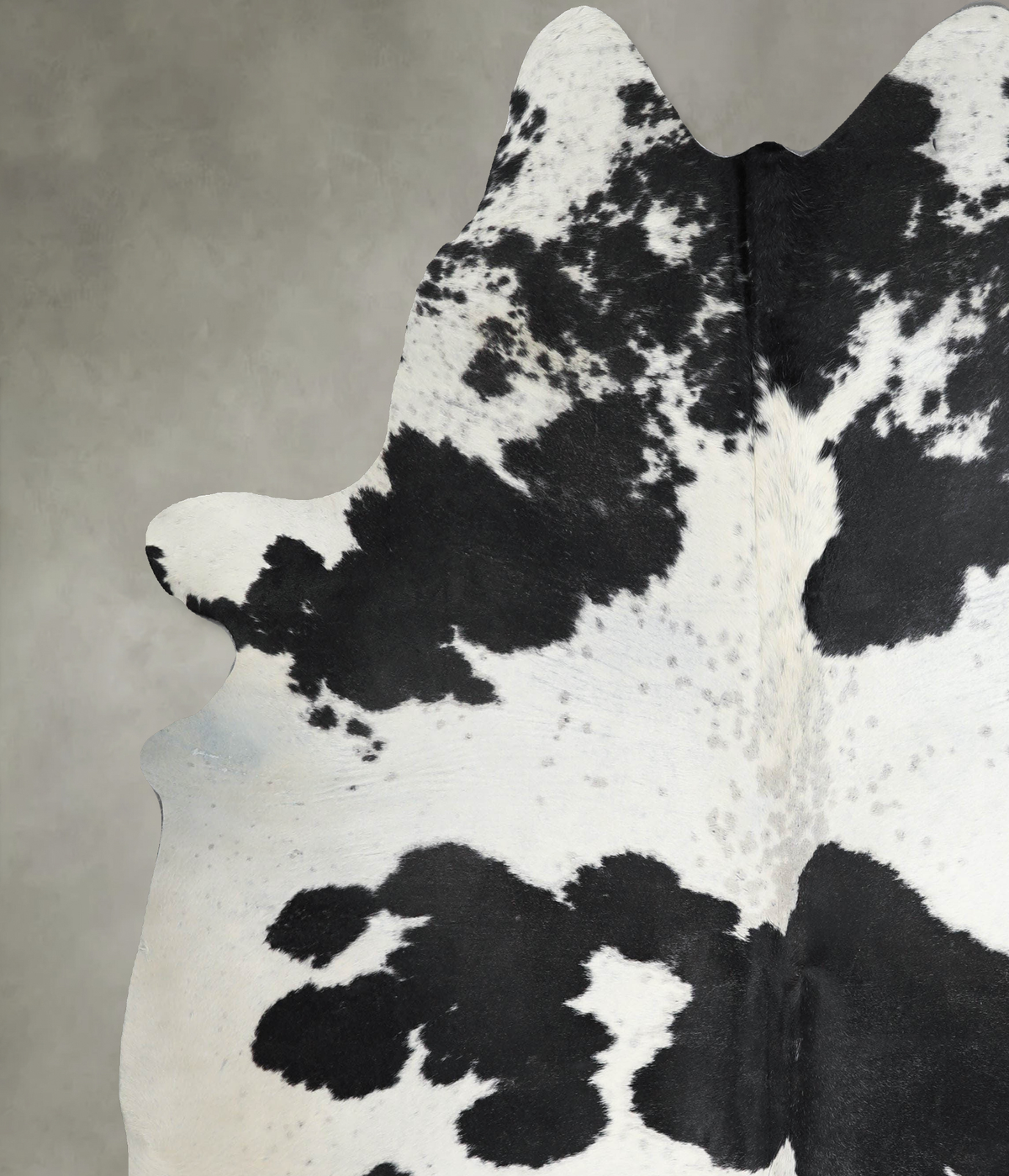 Black and White XX-Large Brazilian Cowhide Rug 8'3"H x 7'1"W #A54568 by Hudson Hides