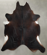Chocolate XX-Large Brazilian Cowhide Rug 9'0"H x 7'9"W #A54570 by Hudson Hides