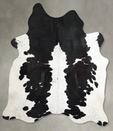Black and White X-Large Brazilian Cowhide Rug 7'9"H x 6'3"W #A54572 by Hudson Hides