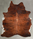 Medium Brindle XX-Large Brazilian Cowhide Rug 8'5"H x 6'2"W #A54578 by Hudson Hides