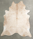 Beige XX-Large Brazilian Cowhide Rug 7'7"H x 6'8"W #A54582 by Hudson Hides