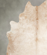Beige XX-Large Brazilian Cowhide Rug 7'7"H x 6'8"W #A54582 by Hudson Hides