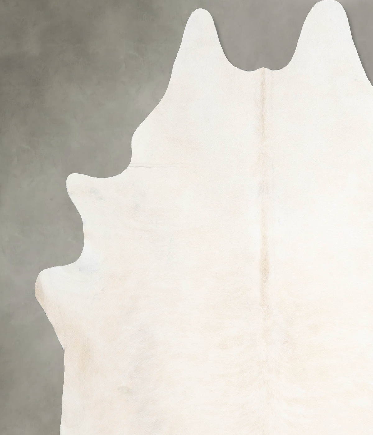 Ivory with Beige XX-Large Brazilian Cowhide Rug 7'6"H x 7'0"W #A54584 by Hudson Hides