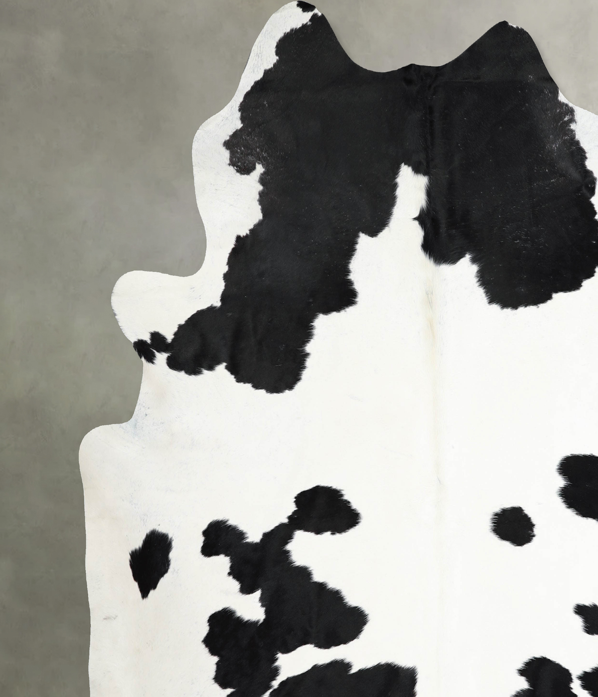 Black and White XX-Large Brazilian Cowhide Rug 8'2"H x 7'9"W #A54587 by Hudson Hides
