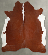 Hereford X-Large Brazilian Cowhide Rug 6'10"H x 6'5"W #A54588 by Hudson Hides