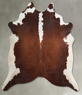 Hereford XX-Large Brazilian Cowhide Rug 7'4"H x 6'11"W #A54593 by Hudson Hides
