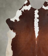 Hereford XX-Large Brazilian Cowhide Rug 7'4"H x 6'11"W #A54593 by Hudson Hides