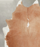 Brown and White Regular XX-Large Brazilian Cowhide Rug 7'4"H x 6'11"W #A54596 by Hudson Hides