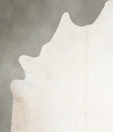 Ivory with Beige XX-Large Brazilian Cowhide Rug 8'9"H x 7'2"W #A54597 by Hudson Hides