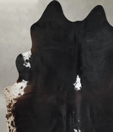 Chocolate and White XX-Large Brazilian Cowhide Rug 8'5"H x 7'3"W #A54598 by Hudson Hides